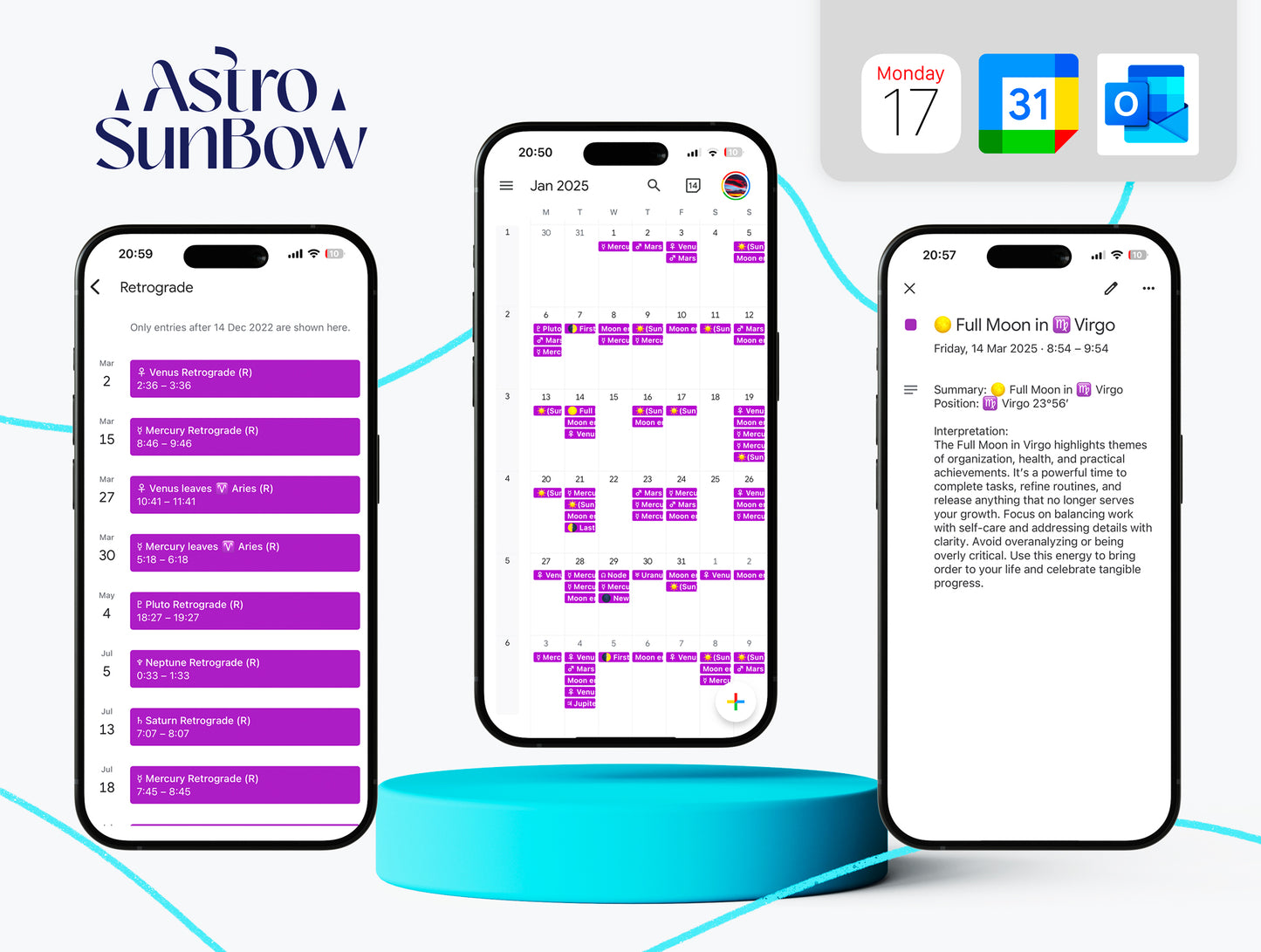 Calendario Pro Digital Astro y Luna 2025