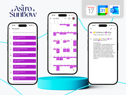 Calendario Pro Digital Astro y Luna 2025